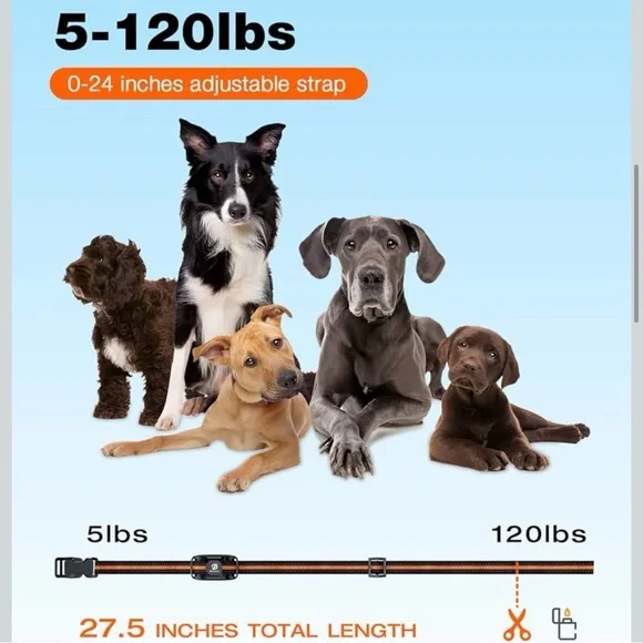 BOUSNIC | Dog Training Collar - Shock Collar with Remote - 3300ft Range - Picture 9 of 10